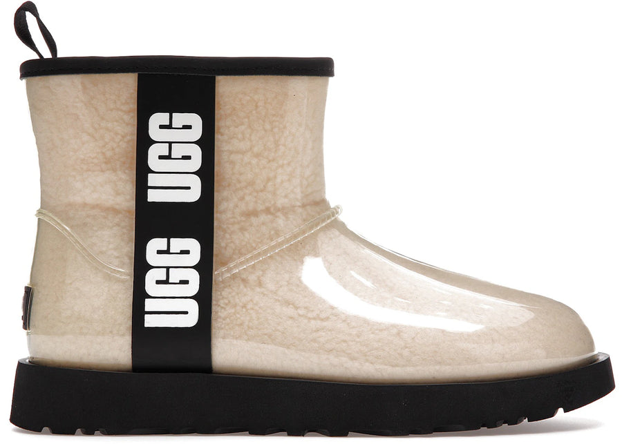 Bottes UGG Classic Clear Mini Naturel Noir (Femme)