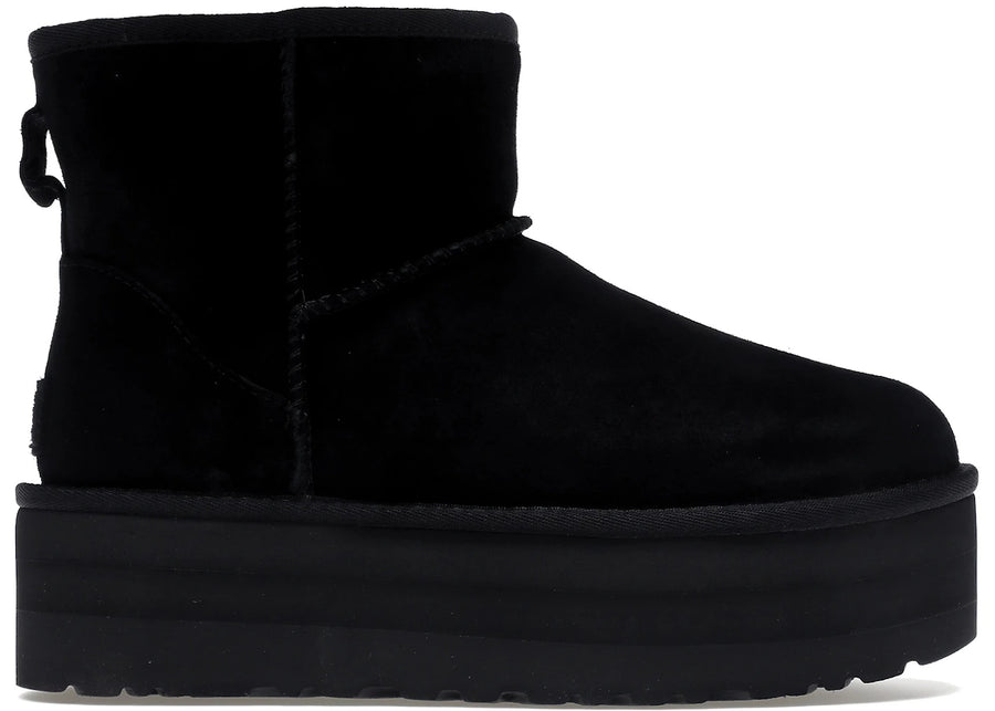 Bottes UGG Classic Mini Platform noires (femme)