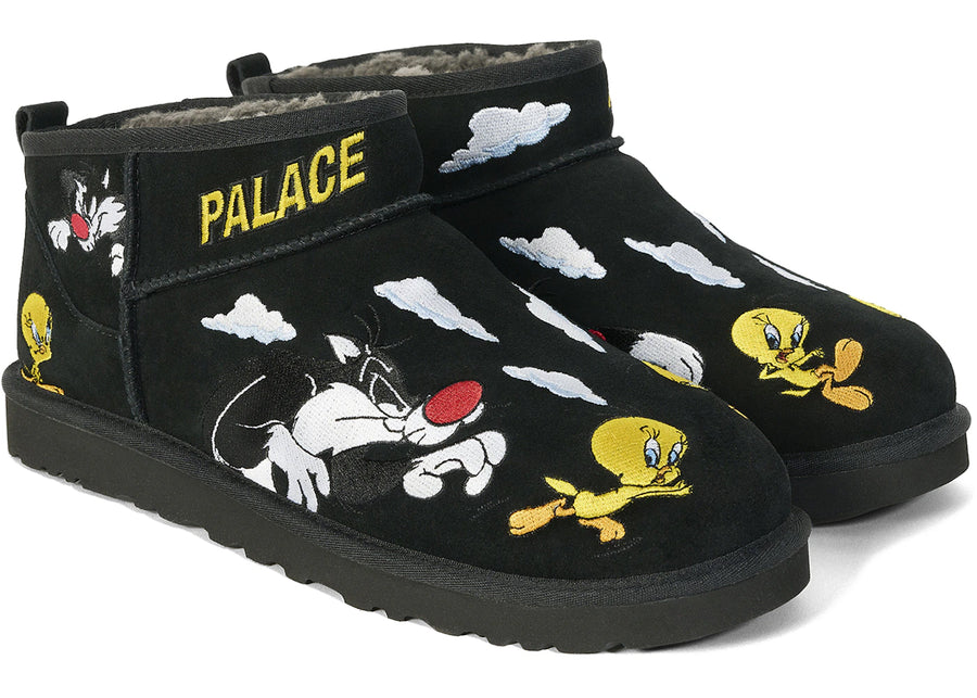 Bottes UGG Classic Ultra Mini Palace x Looney Tunes noires