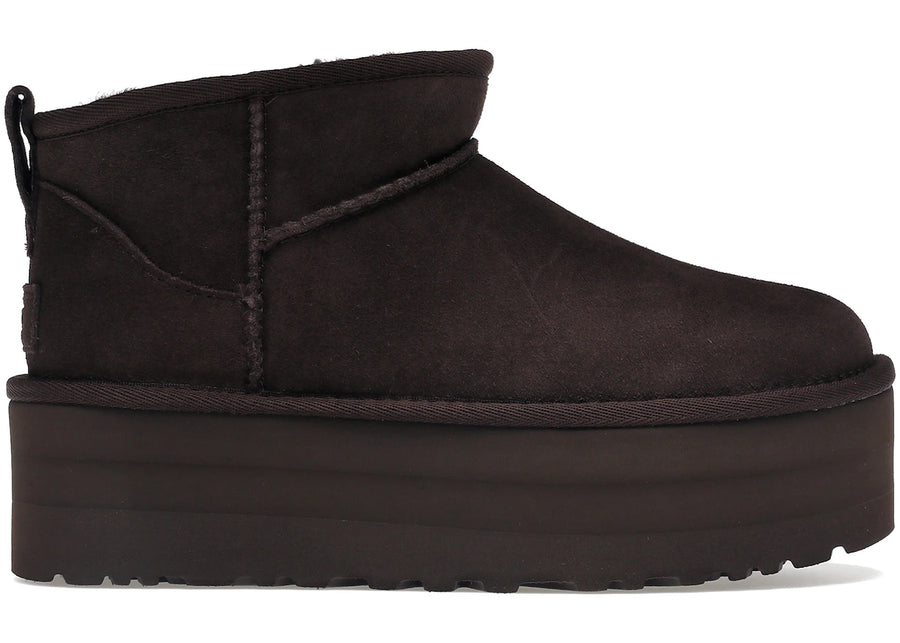 Bottes UGG Classic Ultra Mini Platform couleur cèdre brûlé (Femme)