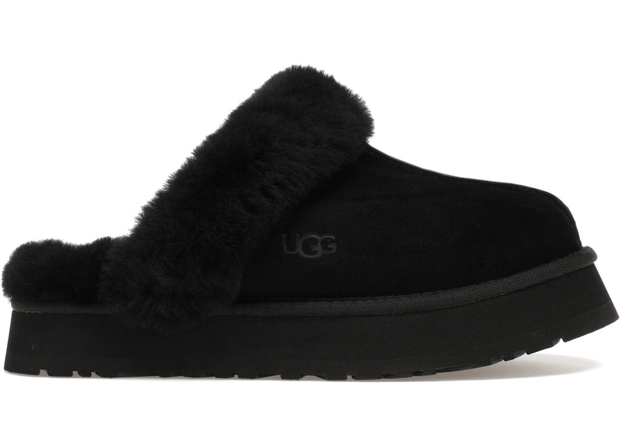 Pantoufles UGG Discette noires (femme)