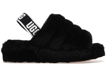 UGG Fluff Yeah Slide Black (Women's)