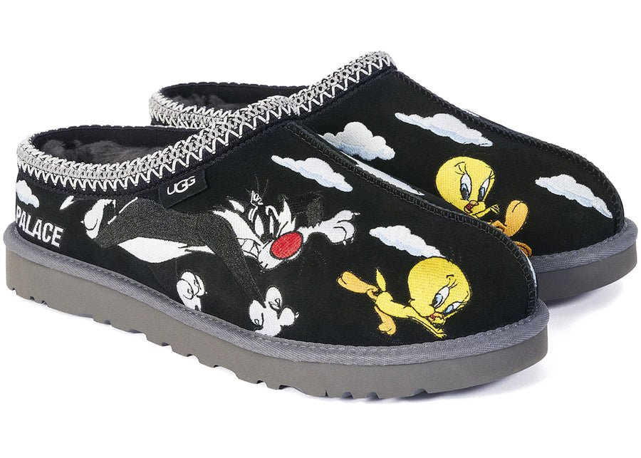Pantoufles UGG Tasman Palace x Looney Tunes noires