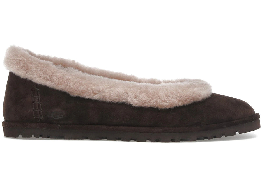 Ballerines UGG Zora couleur cacao (Femme)