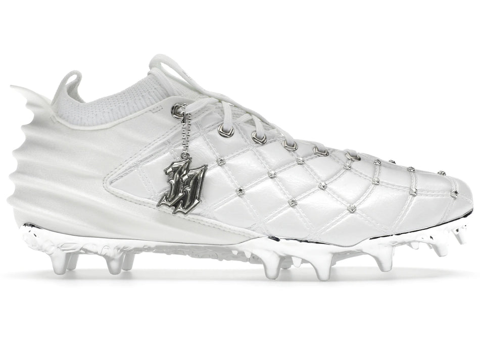 Under Armour UA Blur Pro Justin Jefferson White Metallic Silver