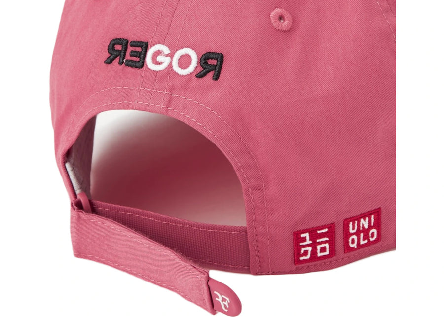 Chapeau Uniqlo Roger Federer rose