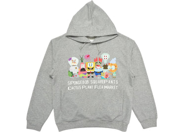 Sweat à capuche gris Uniqlo x CPFM Bob l'éponge