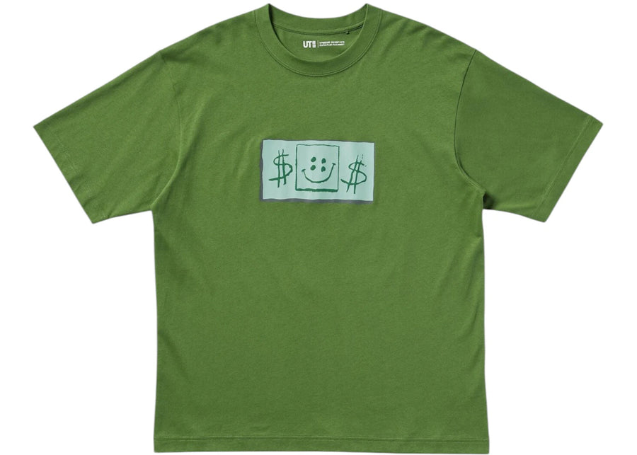 T-shirt graphique Uniqlo x CPFM Bob l'éponge UT Olive