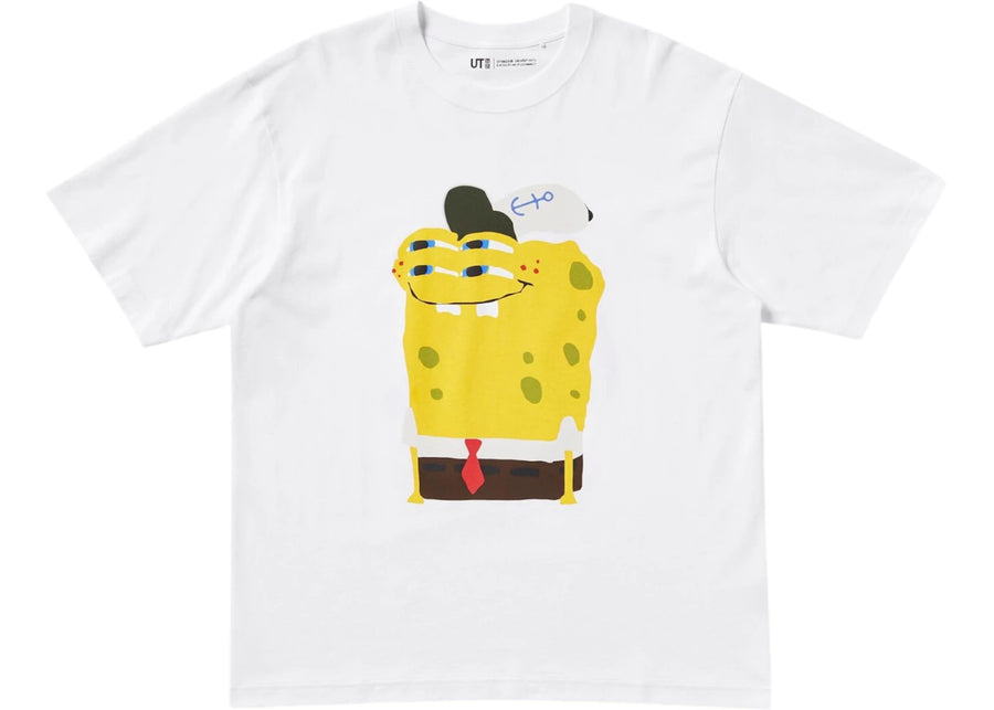 T-shirt graphique Uniqlo x CPFM Bob l'éponge UT (tailles asiatiques) Blanc