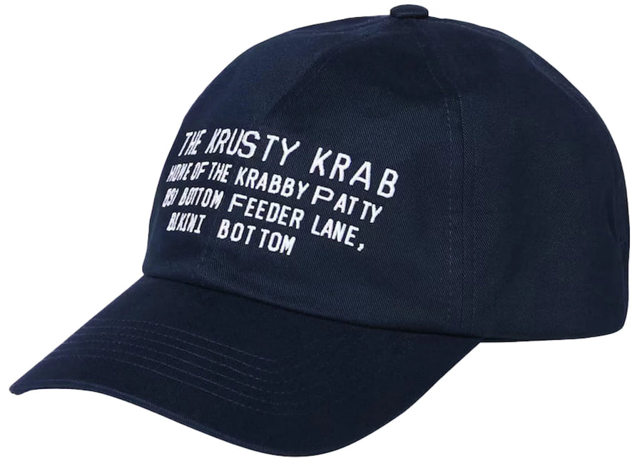 Casquette Uniqlo x CPFM Bob l'éponge, protection UV, bleu marine