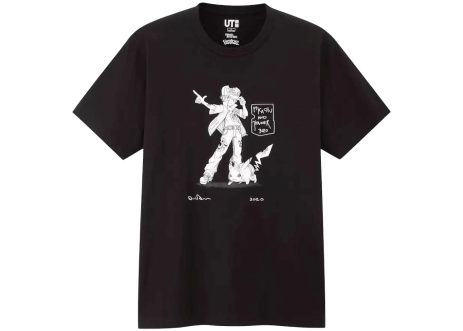 Uniqlo x Daniel Arsham x Pokemon Trainer Tee Black