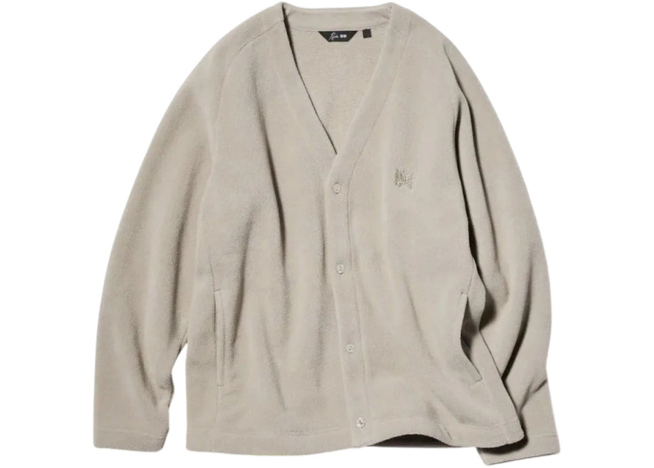 Uniqlo x Needles Fleece Cardigan Beige