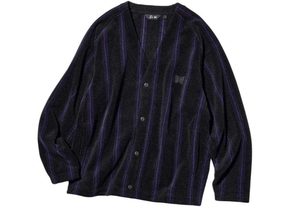 Uniqlo x Needles Fleece Oversized Cardigan Printed Multicolor