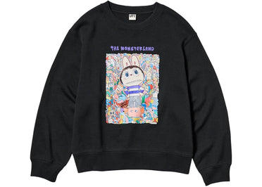Sweat-shirt enfant Uniqlo x POP MART THE MONSTERS Noir