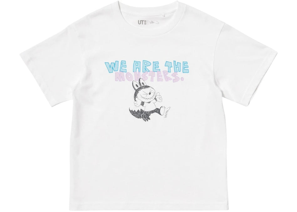 Uniqlo x POP MART THE MONSTERS Kids UT Graphic T-Shirt White
