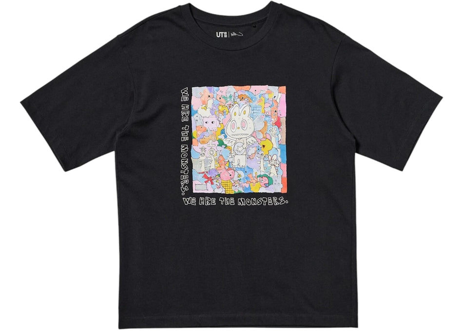 Uniqlo x POP MART The Monsters Women's UT Graphic T-Shirt (Asia Sizing) Black