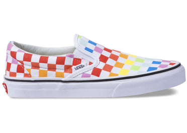 Vans Classic Slip-On à damier arc-en-ciel