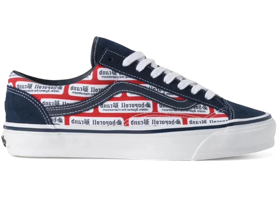 Vans Old Skool 36 Shoyroll Bleu Rouge