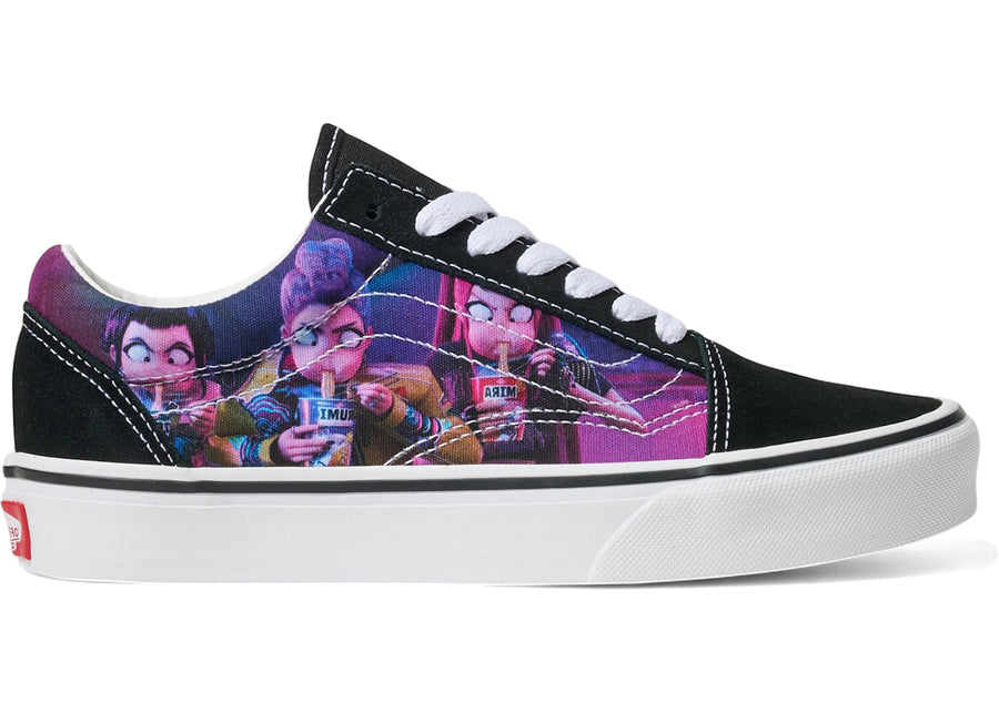 Vans Old Skool KPop Demon Hunters Noir Violet (GS)
