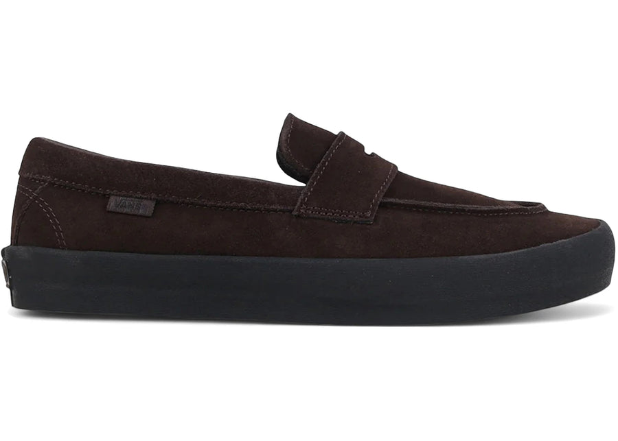 Mocassins de skate Vans noirs et marrons