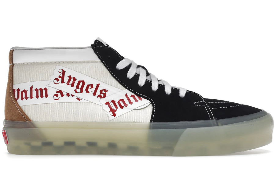 Vans Vault Sk8-Mid LX Palm Angels Noir Blanc Beige