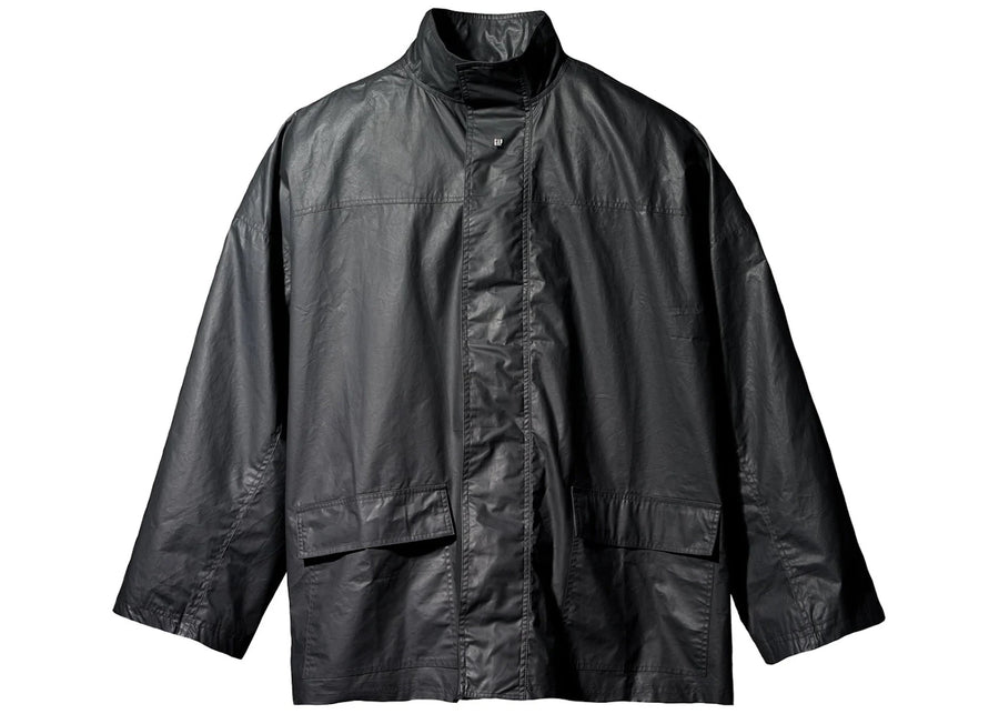 Parka légère en coton enduit Yeezy Gap noire