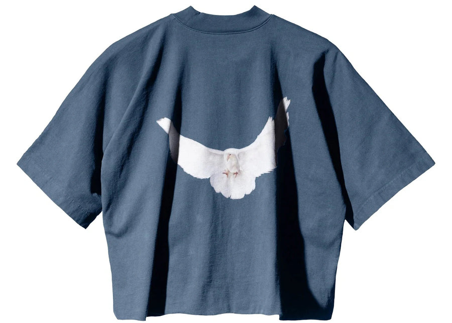 T-shirt Yeezy Gap Dove sans couture bleu foncé