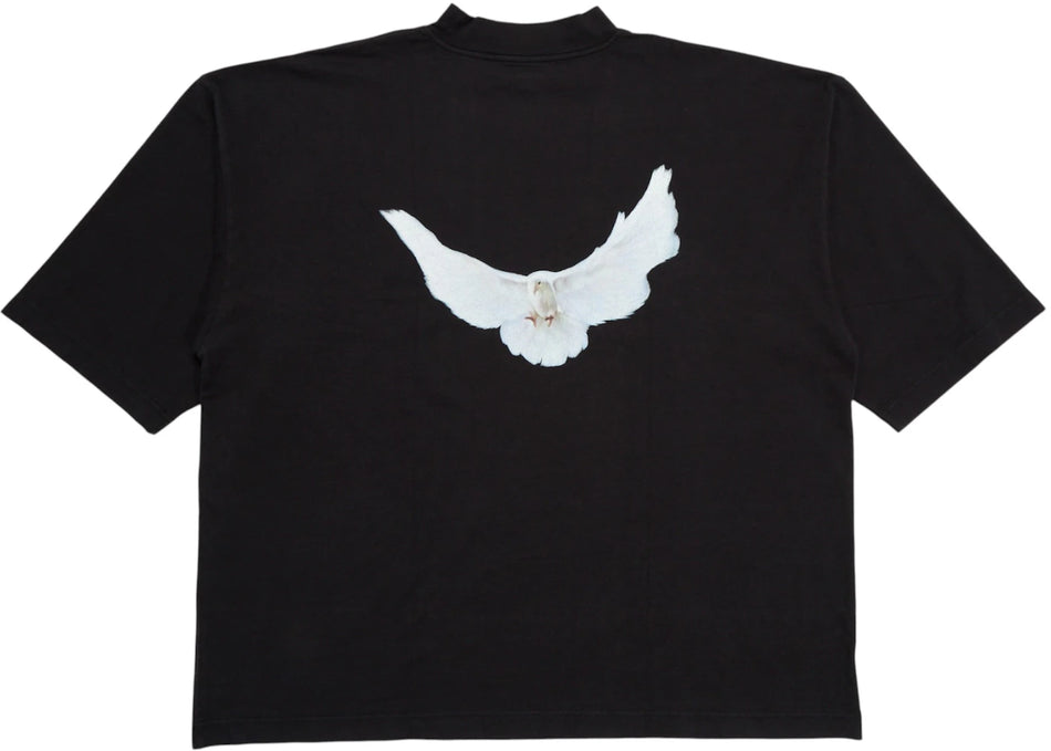 Yeezy Gap Engineered by Balenciaga Dove 3/4 Sleeve Tee Black