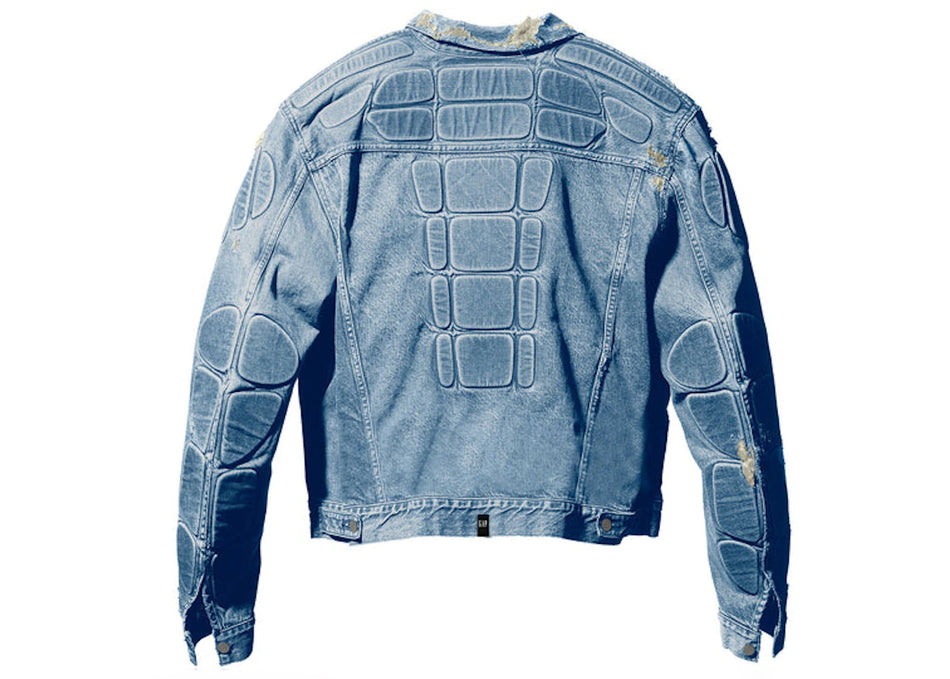 Yeezy Gap Engineered by Balenciaga Padded Denim Jacket Blue