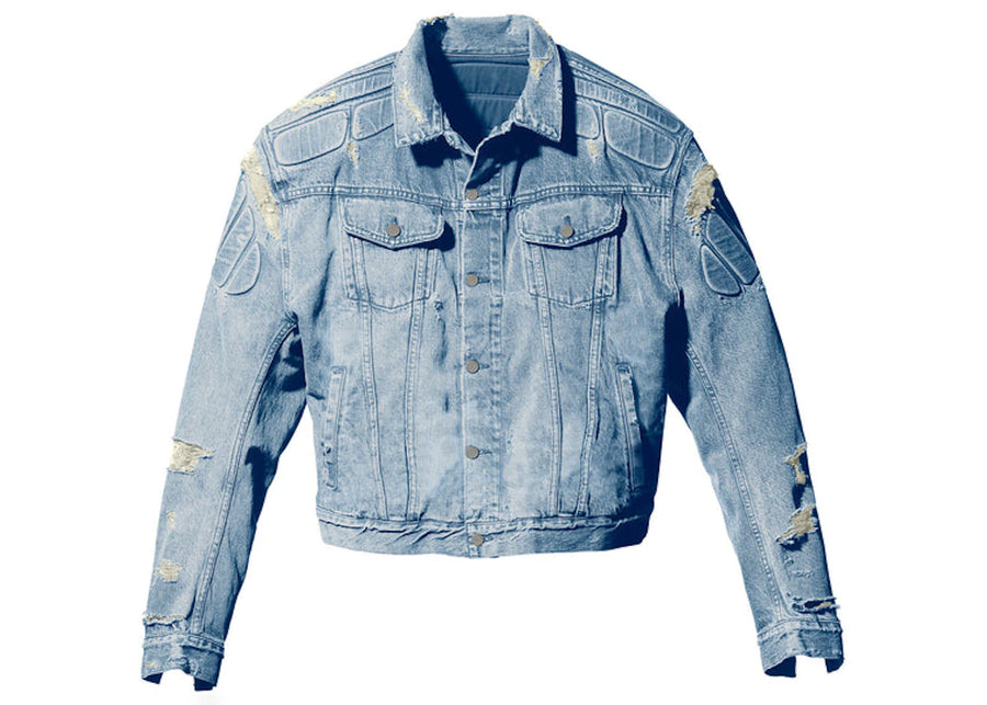 Veste en jean matelassée bleue Yeezy Gap Engineered by Balenciaga