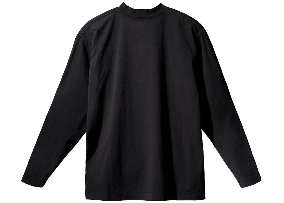 Yeezy Gap Logo Longsleeve Tee Black
