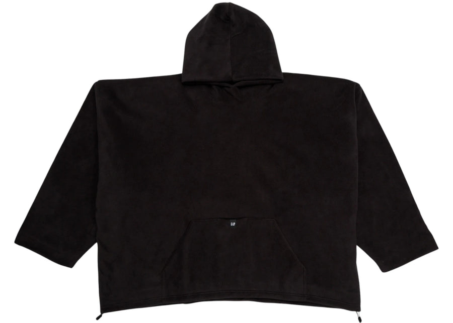 Sweat à capuche matelassé en polaire Yeezy Gap noir