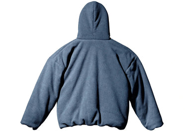 Sweat à capuche matelassé en polaire Yeezy Gap bleu foncé