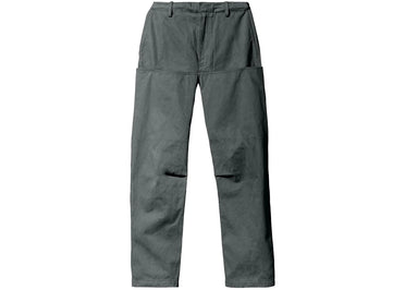 Pantalon cargo Yeezy Gap en satin vert foncé