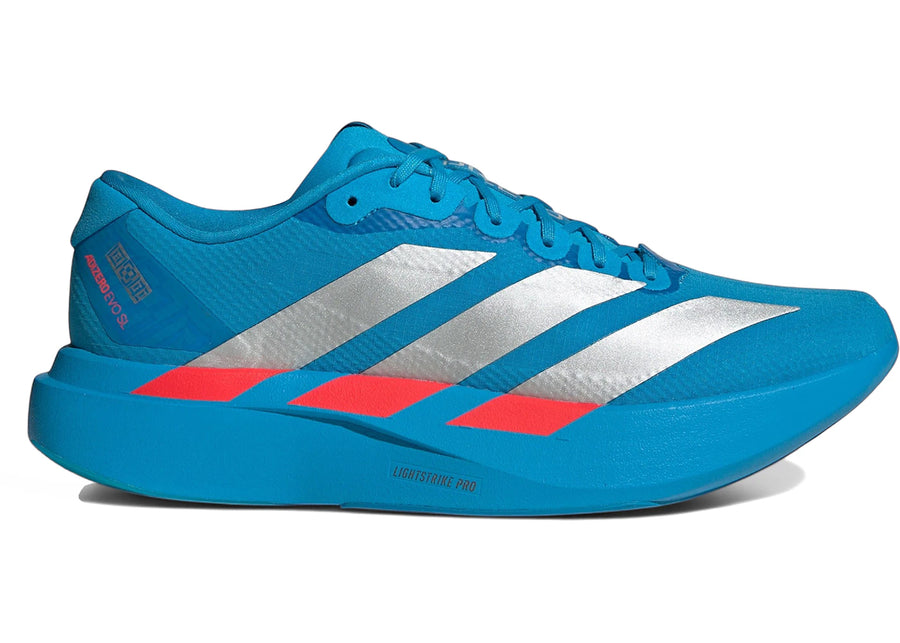 adidas Adizero Evo SL Ekiden Bleu solaire Argent