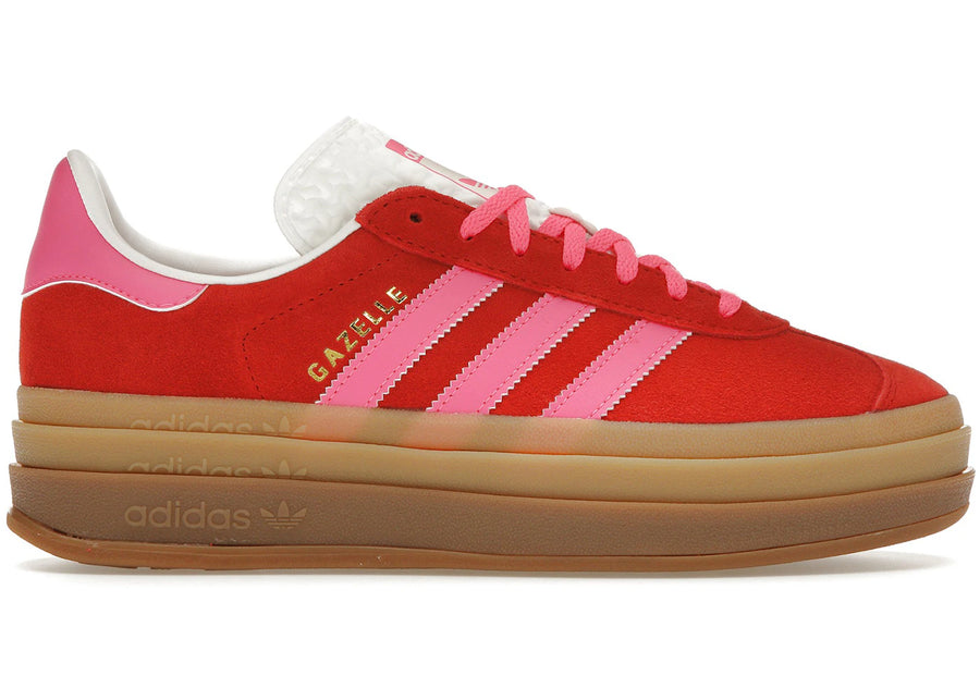 adidas Gazelle Bold Collegiate Rouge Lucide Rose (Femme)
