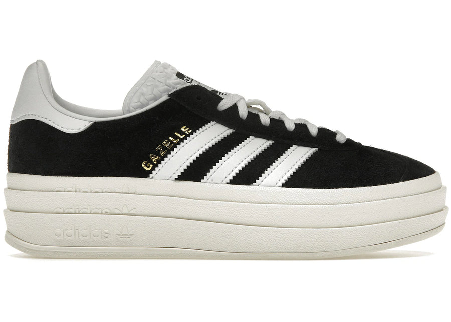 adidas Gazelle Bold Core Noir Blanc (Femme)