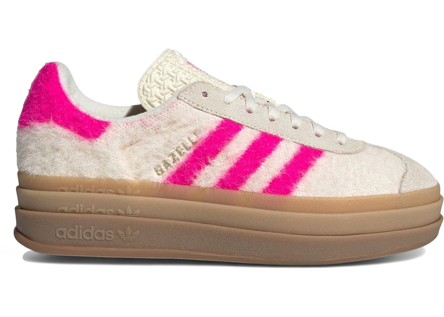 adidas Gazelle Bold White Shock Pink (Femme)