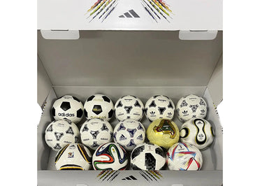 Ensemble de mini-ballons de football historiques adidas