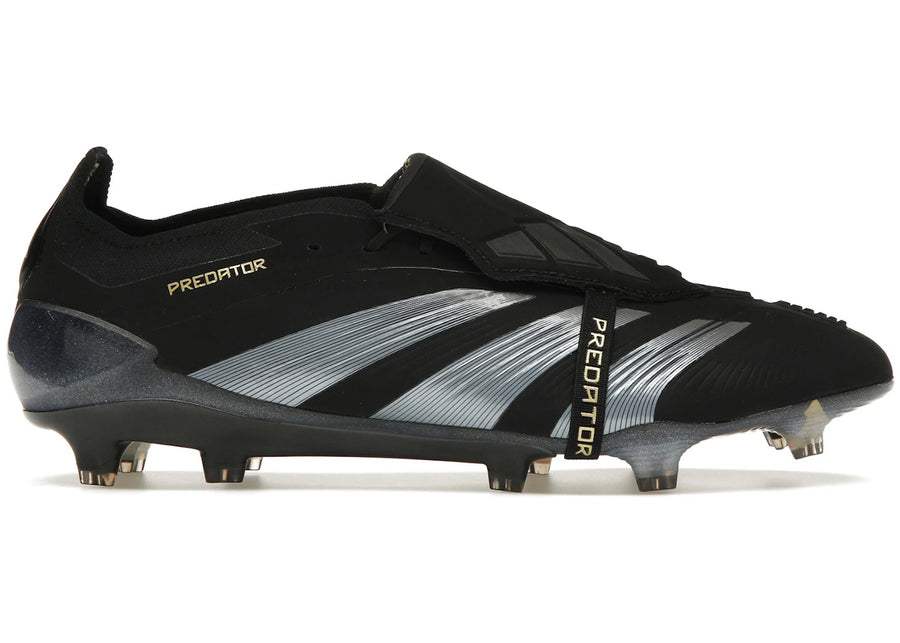 adidas Predator Elite à languette repliable FG Core Black Carbon Gold Metallic