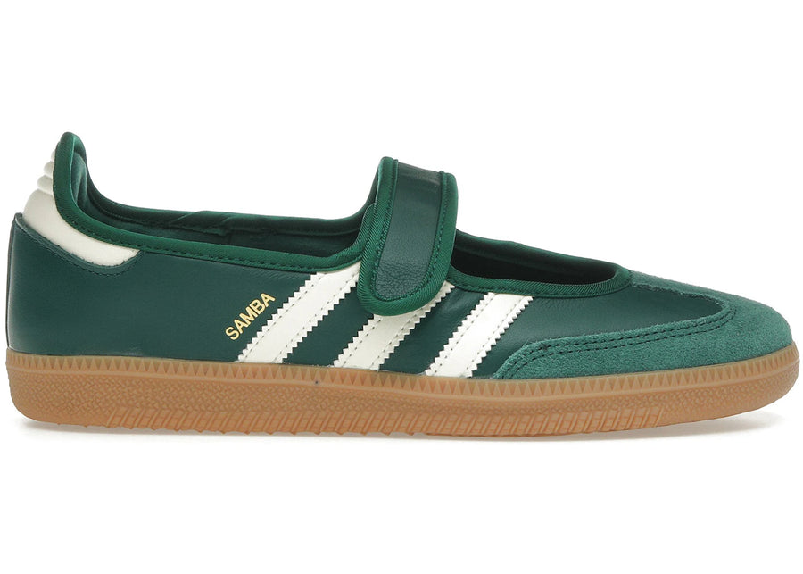 adidas Samba Jane Vert Blanc Gomme (Femme)