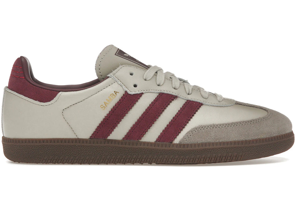 adidas Samba OG Putty Grey Maroon