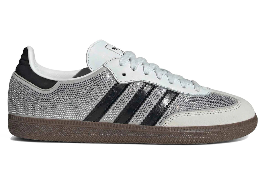adidas Samba OG Strass Crystal Blanc Argent (Femme)