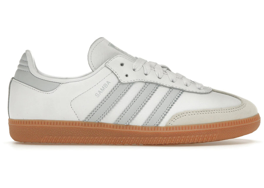 adidas Samba OG White Halo Blue Gum (Femme)
