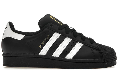 adidas Superstar Core Black Cloud White Gold (GS)
