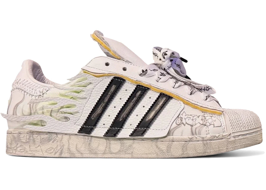 adidas superstar hellstar blanc