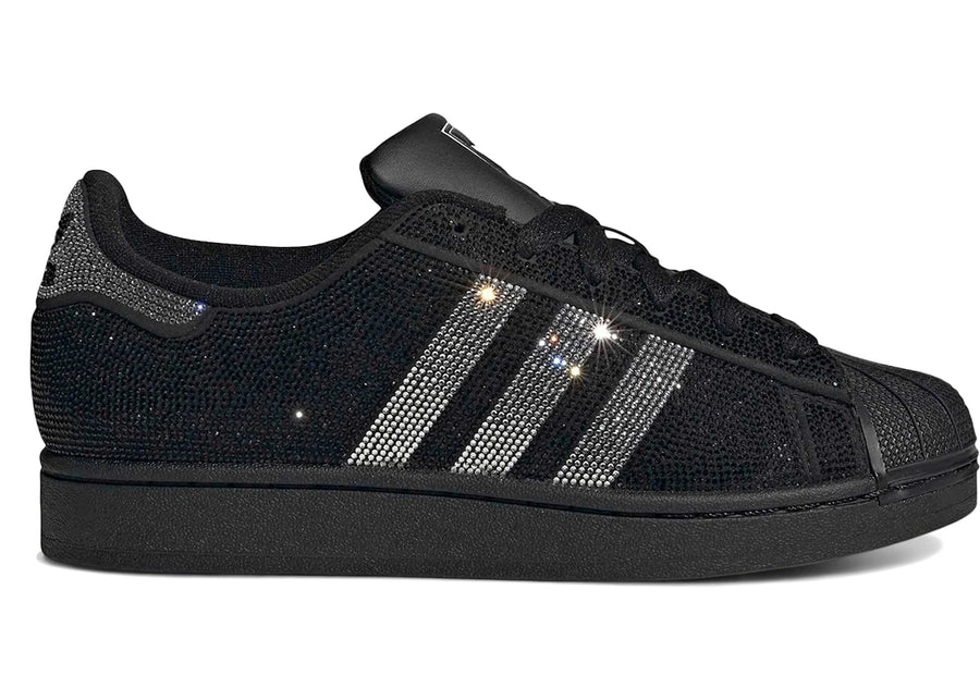 adidas Superstar II Strass Noir Argent (Femme)