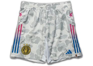 adidas x BAPE Football Slim Shorts White