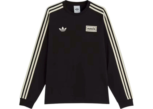 adidas x Oasis Tour 3-Stripes Longsleeve Tee Black