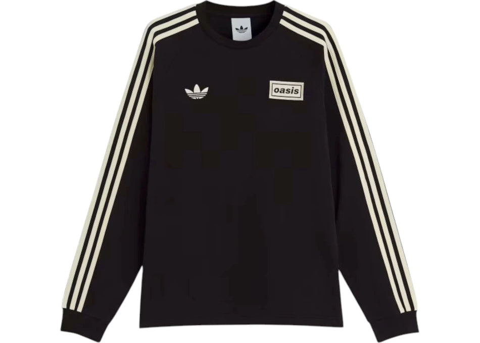 adidas x Oasis Tour 3-Stripes Longsleeve Tee Black